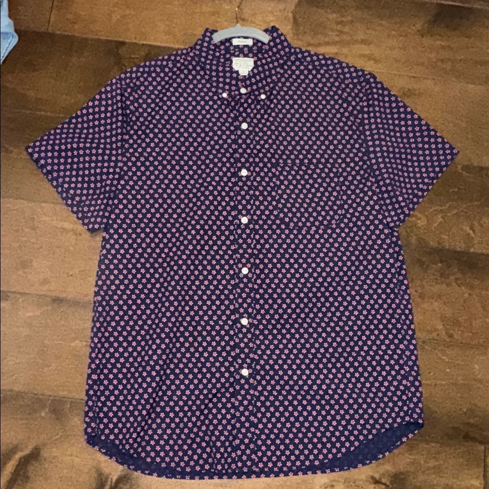 J. Crew Cotton Short Sleeve Shirt